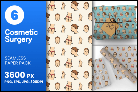 Cosmetic Surgery Seamless Patterns