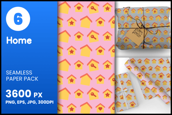 Home Seamless Patterns: A Versatile Design Resource for Creative Projects
