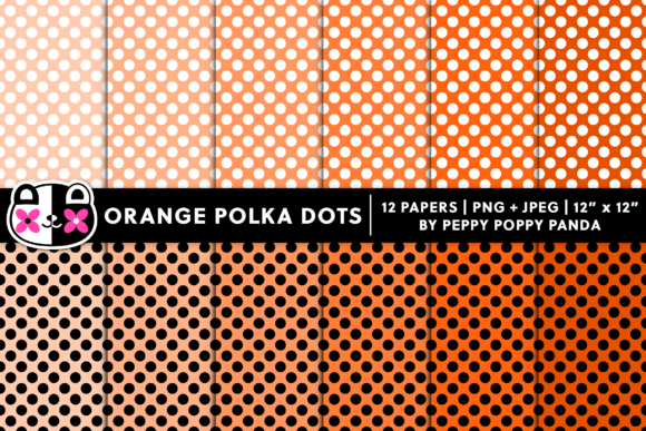 Orange Polka Dots Geometric Patterns: A Creative Powerhouse for Designers and Entrepreneurs