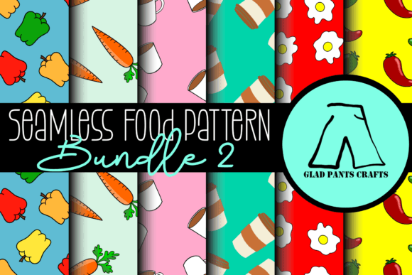 Seamless Food Patterns for Creative Projects