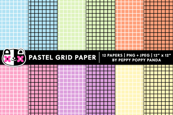 Seamless Pastel Grid Paper Patterns: A Strategic Tool for Creativity and Productivity