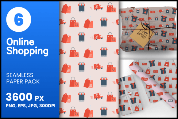 Seamless Patterns for Online Shopping
