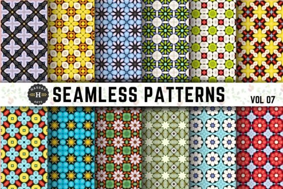 Seamless Patterns Vol 07: A Versatile Design Resource for Creatives