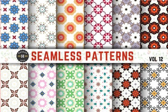 Seamless Patterns Vol 12 – Beautiful Designs for Your Projects