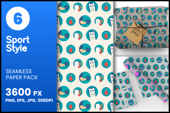 Sport Style Seamless Patterns: A Versatile Design Resource for Creative Projects