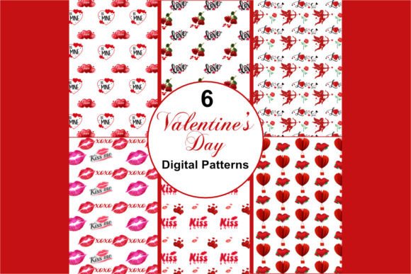 Valentine’s Day Digital Patterns